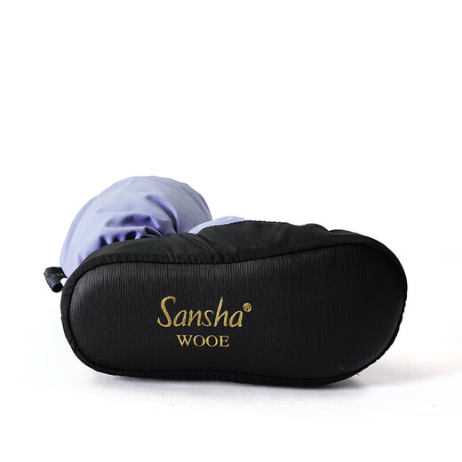 Sansha dance warm boots children's ballet classical dance practice shoes autumn and winter velvet dance shoes light purple size 31-32