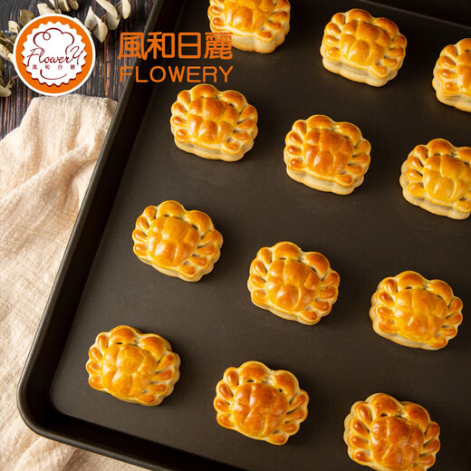 
HYWLKJ Fenghe Rili 6040CM rectangular non-stick baking tray cake bread large moon cake baking tray oven special 15mm rounded corner 2cmMY11153 not anti-stick