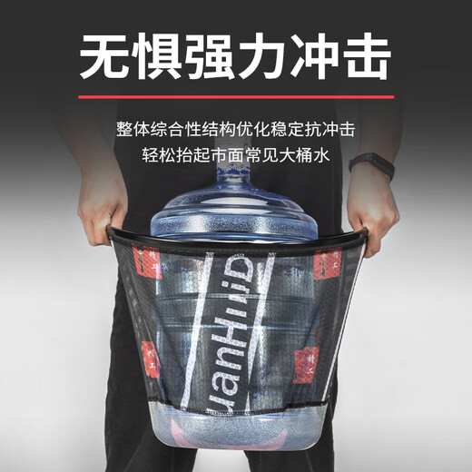 Jiazhi fishing net head aluminum alloy net bag fishing net lightweight net head large object black pit anti-hook copy net fishing gear copy net 40cm black round aluminum alloy