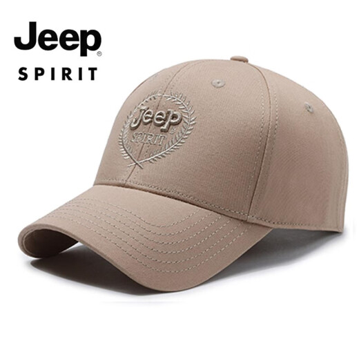 Jeep Jeep Baseball Cap Outdoor Sports Sun Hat Fashion Four Seasons Casual Sun Hat Peaked Cap Men's Driver Hat Black One Size Adjustable