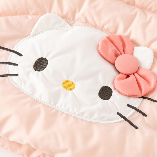 DAVE&BELLA Hello.Kitty co-branded children's down vest boys vest girls down jacket winter new style candy powder ready stock 90 cm (recommended height 80-90cm)