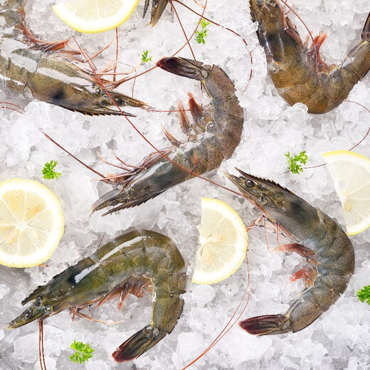 Jingdong Supermarket Overseas Direct Purchase Thai Live Frozen White Shrimp/Queen Shrimp 400g (40/50Specifications) 16-20 pieces/box Hot Pot