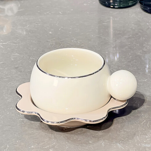 
Xibaisheng moving house gift high-end practical cup set for gifts for people warm house tea set wedding gifts for newlyweds 1 cup and 1 disc [1289] ordinary packaging
