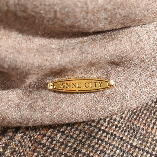 PTAH autumn and winter woolen felt hat for women, versatile warm small hat for outdoor travel, simple pile hat, camel color, one size fits all, adjustable