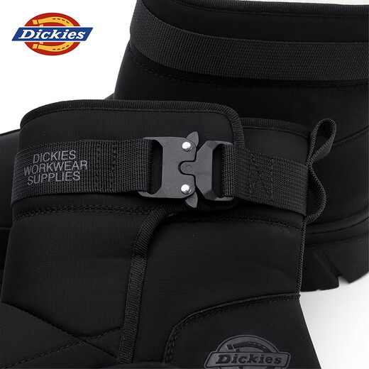 Dickies Botas de nieve Botas para hombres Winter New Men's Shoes Plus de algodón de terciopelo Botas Martin Botas de algodón engrosado de hombres Botas cálidas Black 41