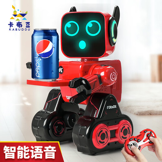 
Kabudou's new remote control robot can intelligently communicate with children's programming Early education girls electric toys boys birthday gift K3 classic version - white [two batteries]