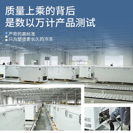 Bingnuoxi freezer commercial large-capacity freezer household horizontal refrigerator large-capacity refrigeration display cabinet commercial freezer commercial refrigerator 688 single temperature intelligent control 1600*580*800