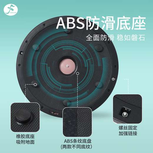 Yifan thickened explosion-proof wave speed ball yoga hemispheric ball balance ball fitness Pilates hemispheric rehabilitation training wave plastic ball cherry blossom powder (wide edge-thickened base) diameter 58cm