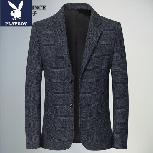 Pier Cardin men's business casual blazer spring and autumn new business suit men's middle-aged single daddy suit formal wear men's clothing upgraded fabric 909 [2113 dark gray] XL 180 [recommended 130-145 Jin [Jin equals 0.5 kg]]