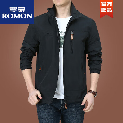 
ROMON (ROMON) jacket men's spring and autumn men's outdoor American windproof and waterproof style. Clothes men's autumn sports jacket military green 9898 style plus velvet 3XL