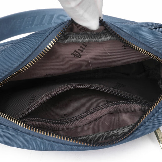 Dongxuan Mom's Change Key Small Sac en tissu nouveau Version coréenne Nylon Mini Bag des femmes d'âge moyen Haze Bleu