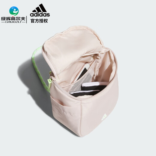 
Adidas golf bag new women's accessories bag large capacity storage bag multi-functional portable and shoulder-shoulder IK9766 smoke pink