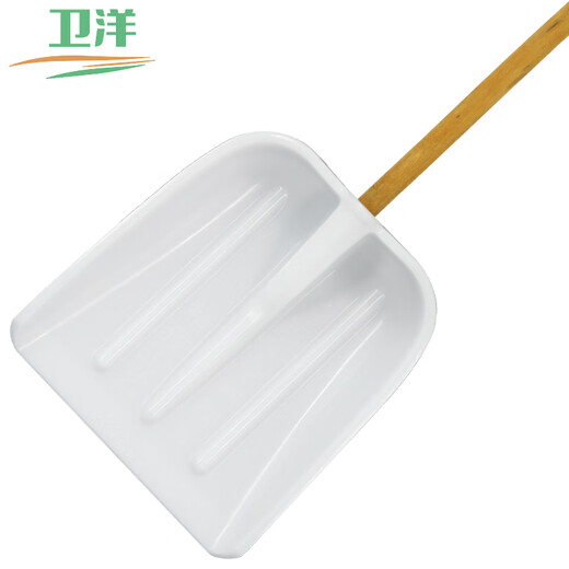 Weiyang WYS007 snow shovel, plastic snow shovel, grain snow shovel, snow shovel, road snow sweeper, white small complete set