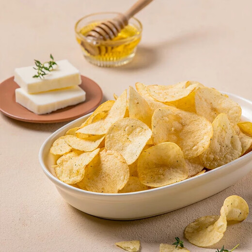 
Calbee potato chips Haitai honey butter flavor 60g*2 bags French fries imported from Korea to satisfy craving snacks puffed food