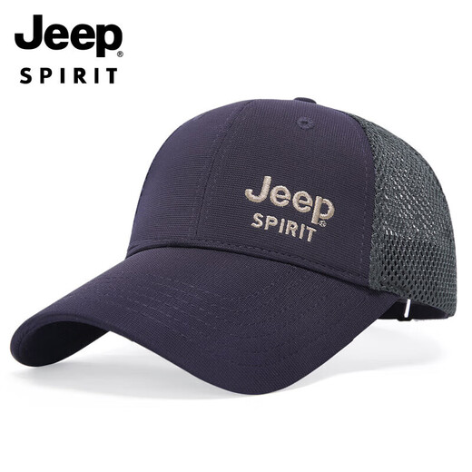 吉普（JEEP）帽子男士春夏网眼棒球帽时尚鸭舌帽男帽休闲户外太阳帽防晒遮阳帽