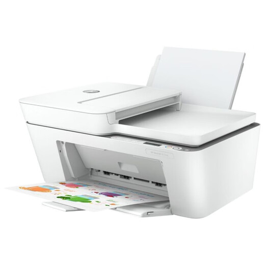 HP 4155e color inkjet printing and copying scan machine home student homework office wireless wifi printer 4152e document feeder continuous copy HP 4100 series bare metal large capacity ink cartridge black color set