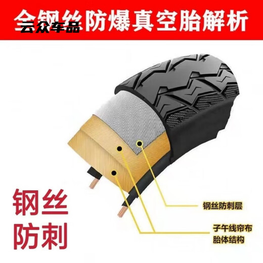 Después del automóvil eléctrico, el nuevo automóvil de batería eléctrica Chaoyang 14 de aspiración 3.00/2.50/3.50/4.00-10 ALIMENTO DE ACERO 3.00-10 ANILLA DE VACUM