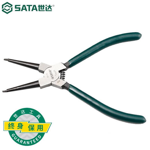 SATA 72032 German-style straight-mouth circlip pliers for holes 7