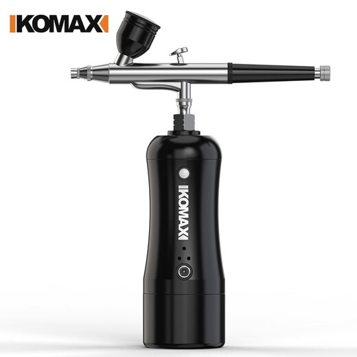 Cormax airbrush gun portable electric spray pen acrylic paint spray gun painted coloring model spray nail art air pump set [1 hour battery life] 0.3-caliber airbrush gun standard