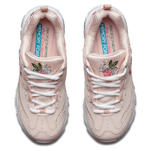 Skechers fafa shoes spring women's embroidered retro panda casual sports shoes for women 11977-ltpk light pink 35.5