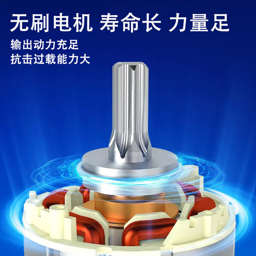 
Dongcheng brushless electric impact wrench lithium battery wind cannon auto repair rail steel structure heavy electric board Dongcheng DCPB698 [DCPB698E] 1 electric 4.0Ah + value gift package