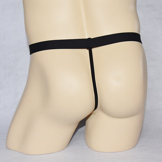 Men's patent leather briefs sexy crotch hollow thong sexy underwear 4110 All size