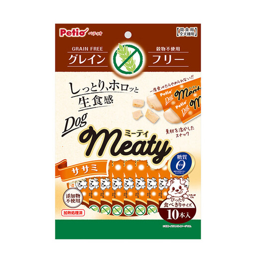 Petio Japanisch Petio Pidio Hund Mousse Snacks Hühnchen -Huhnleber -Kabeljau -Hunde Belohnung Snacks Welpe 10 Stück *W13533 Körnige Serie Hühner Mousse