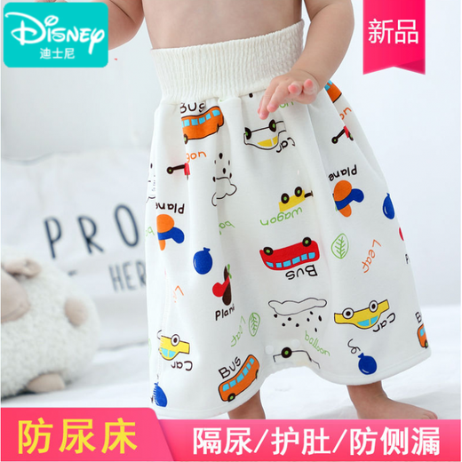 Disney Baby Quit Windel Wet Training Hosen bei Nacht wasserdicht und leckeres Harnrock für Frühlings- und Sommer -Kinderbettwettungsartefakt farbenfrohe süße Kaninchen L.