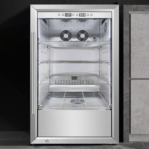 Lan Yi dry-aged steak cabinet DRYAGER homemade DA steak sour cabinet for home built-in beef aging cabinet for commercial steak preservation cabinet black + veal steak cabinet