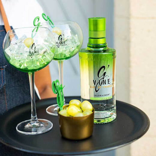 Jifan Gin Vin, French Original Bottle Importé Vin étranger, cocktail Mélange de mélanger vin Vin Gin Gin, Gin Gin Vin, auto-alimentation Jifan Tenghua Gin Wine 700ml * 1 Bouteille