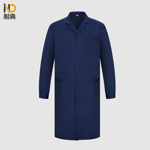 Naidian work clothes labor protection clothing blue laboratory men and women long-sleeved one-piece dustproof clothing handling custom blue 180