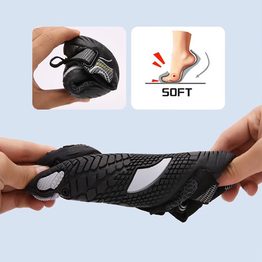 Sunai snow river tracing shoes for children, children's beach shoes, quick-drying, reef wading shoes, non-slip swimming and snorkeling shoes, outdoor river tracing shoes A021 yellow 31