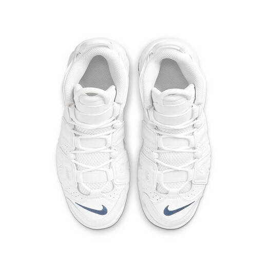 Nike (Nike) Chaussures féminines 2025 Été Nouveau air plus uptempo Pippen Chaussures de basket-ball absorbant les chocs et chaussures décontractées DH9719-100 White 39