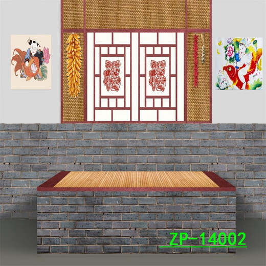 新款主播直播间立体高清背景布拍照摄影网红古装古风影楼 ZP-13657 2.5米宽+2.5米高(挂钩款)