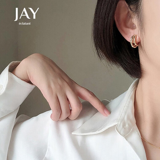 Jay 2025 New Mosquito Repellent Disc No Piercing Ear Clip Women's Clip-on Earrings as Birthday Gift for Girlfriend