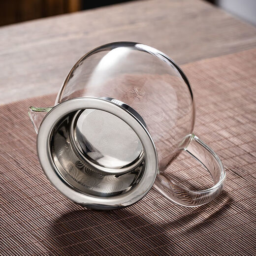 WINTERPALACE heat-resistant glass fair cup tea divider tea drain integrated tea sea filter male cup Kung Fu tea set thickening set 400ml + tea drain