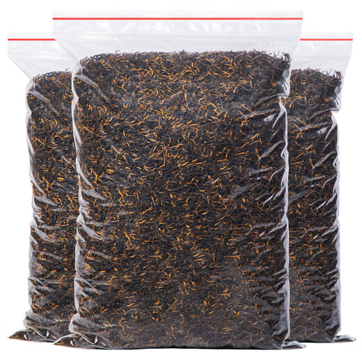 Impression Hall Tea New Tea Authentic Small-Grade Tea Original First-Class Jinjunmei Black Tea Gift Bag 500g Drink Good Tea by Yourself
