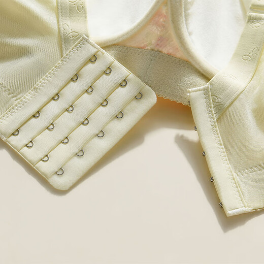 Weiyou large size underwear for women 200Jin Jin is equal to 0.5kg, thin soft steel ring, anti-sagging, beautiful back, adjustable, push-up big breasts, make the breast smaller, champagne 42/95C