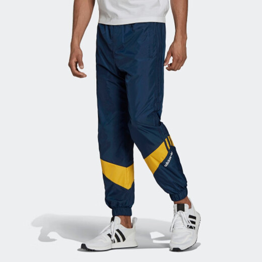 阿迪达斯（adidas） 三叶草运动裤男裤2025春季新款跑步训练健身长裤舒适运动裤 HF9227 藏蓝 XS