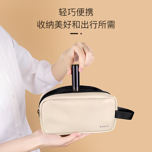 POLO cosmetic bag portable outing cosmetics storage bag business trip toiletry bag large capacity portable storage bag for men and women
