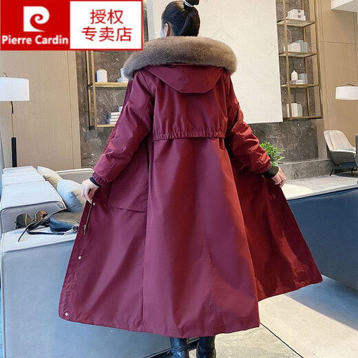 
Pier Cardin[] Women's Clothing Parka Women's 2024 New Winter Coat Long Fur Integrated Otter Rabbit As shown in the picture, bright black (lively in the living face) L 100-115Jin[Jin equals 0.5 kg]