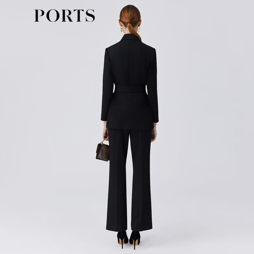 PORTS spring and summer new long-sleeved long suit LM8J031KWB029 BLACK STRIPE regular XL (10)