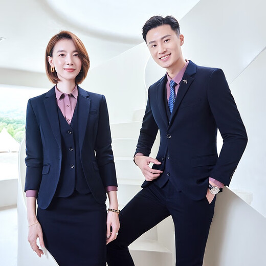 Lido Yichen Professional suit Spring and Autumn Men's Outer Suit Workwear 698 Dark Gray Men's Suit S
