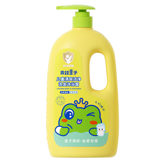 Frog Prince Baby Shampoo and Shower Gel Infant Shampoo and Shower Two-in-one Children's Shampoo and Shower Gel Children's Shampoo and Shower Gel 1.1L Milk