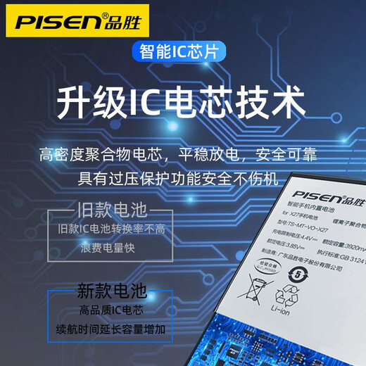 
PISEN battery is suitable for OPPO A7x mobile phone A1 business A3 battery A57/A77/A83/A52/A91/A92S/A93/A96 Replace the A9X mobile game battery panel A3S A5 A8 battery 4000m [BLP673