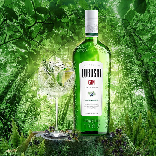Lubuski original imported foreign wine Polish Lubuski Gin gin LUBUSKI GIN gin gin 700mL 1 bottle 40%Vol