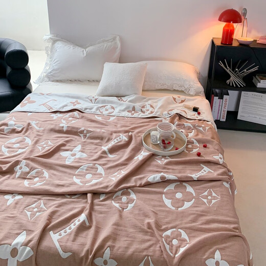 Towel quilt six-layer gauze pure cotton summer cool quilt air-conditioned quilt double cotton summer children's baby nap blanket A small age 150*200cm single style/pure cotton 6 layers