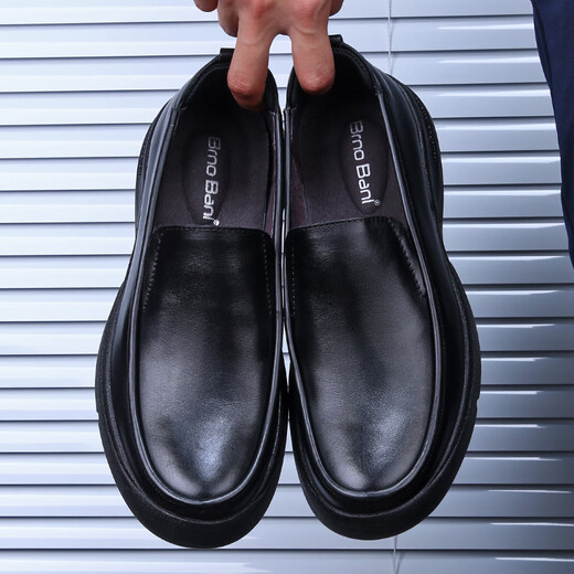 
Sulaika wide head, big feet, wide feet, fat feet, men's plus fat, plus size leather shoes, casual leather shoes, men's dad's spring and autumn 3893 brown plus velvet 42