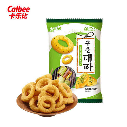 
Calbee snacks Haita Korean onion rings 70g/bag French fries and potato chips imported from Korea Snacks puffed food