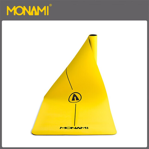 MONAMI yoga mat fitness TPE anti-slip thickening and widening Pilates home balance professional yellow